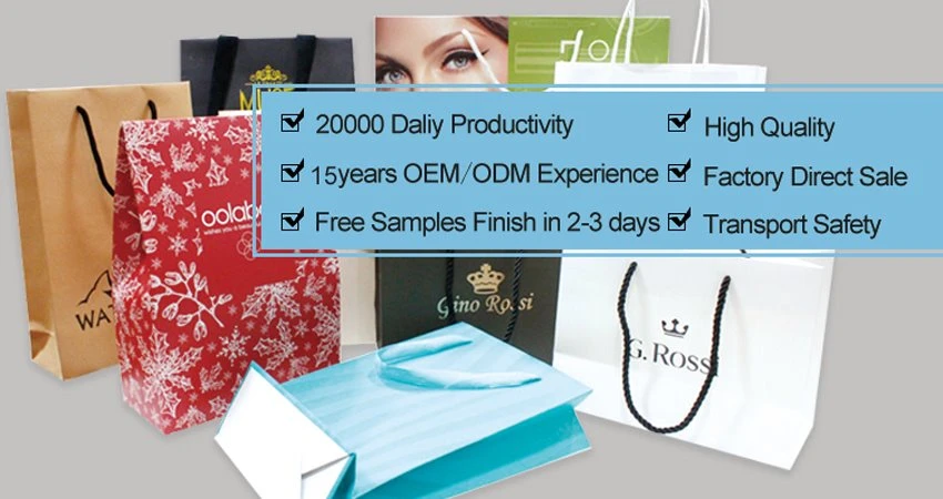 custom paper gift bag Minglai Packaging